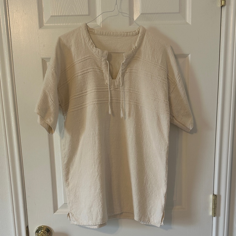 Men's Cream Casual Shirt